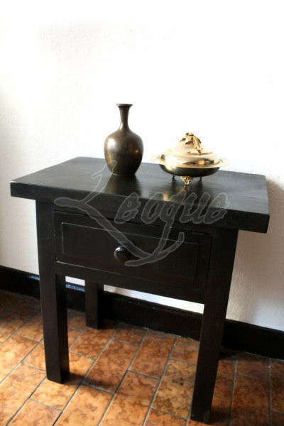 Night Tables on Pasadena    Black Nightstand  Night Table   Leoque Collection