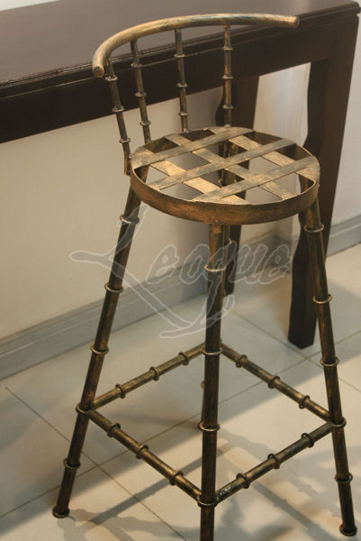 Bistro Chair Wrought Iron Made Leoque Collection One Look