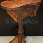 Solo table console phone stand with a pull-out drawer (2)