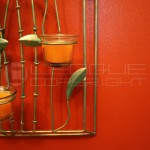 wall-mount-metal art-candle-holder-weathered-paint-finish