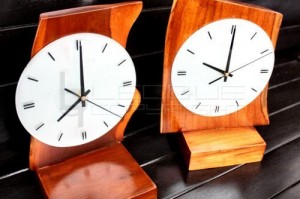 twin clocks