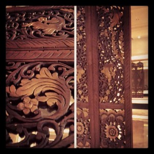 #wall #mirror #addon #accent, #wood #carving ... #woodwork #asseen #shangrila