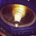 lighting: hotel chandelier