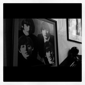 black and white... the beatles