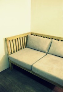 daybed sized L-type sofa