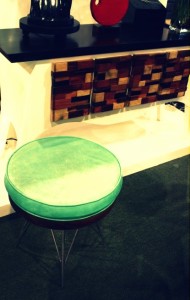 green seat stool