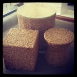 natural material weaved, occasional tables