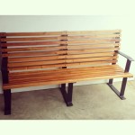 Commercial furniture, public furniture, mall bench