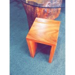 mini wood stool