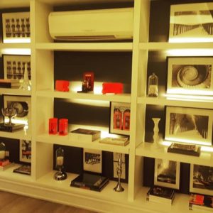 Spotted: White Display Shelves Azumi Hotel