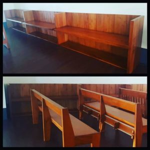 Delivered made to order furniture: Chapel Church Benches