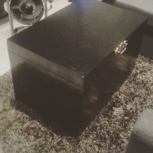 Delivered Furniture: Black Chest Center Table