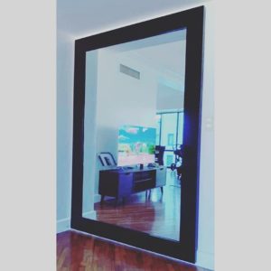 5 by 7 Feet, big wood framed mirror