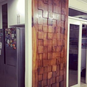 Wood Blocks Wall Accent