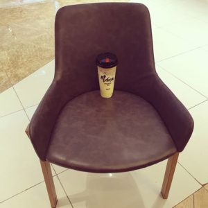 Milk Tea on Chair