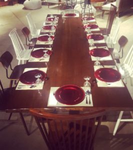 Spotted: 12 Seater Dining Set Set-up