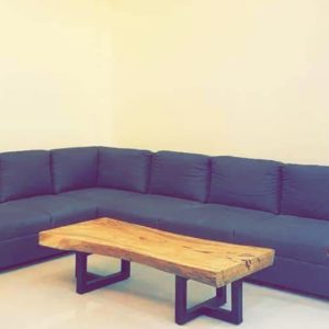 Sofa set with center table