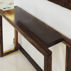 Mahogany wood console table (Kamagong wood and Mahogany Wood)