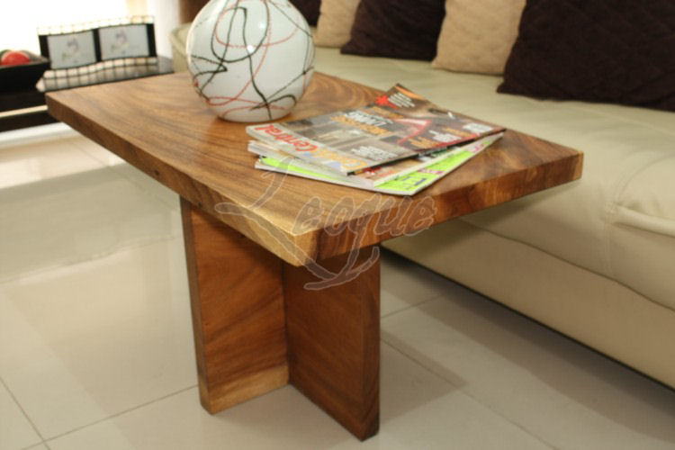 Natural Wood Center Table : Leoque Collection - One Look ...